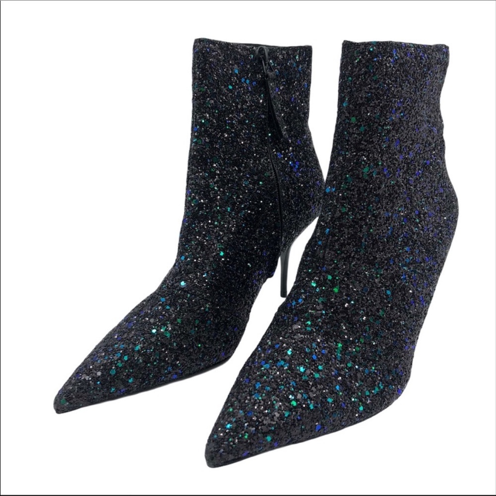 Topshop HEY sequins bootie NWOT sz 38
